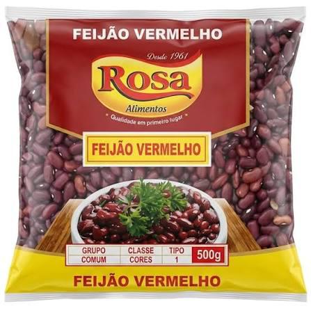 FEIJAO ROSA VERMELHO 500GR