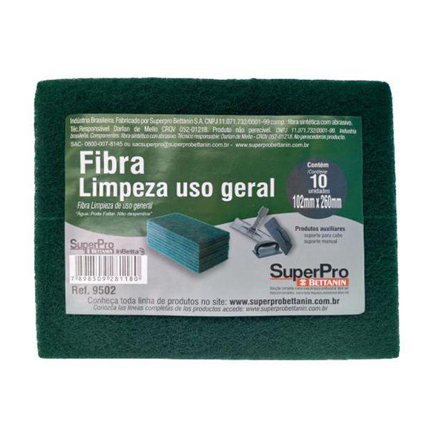 FIBRA LIMPEZA LEVE BRANCA 10UN SUPERPRO BETTANIN