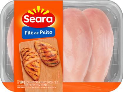 AVE PEITO FRANGO SEARA 600G FILE