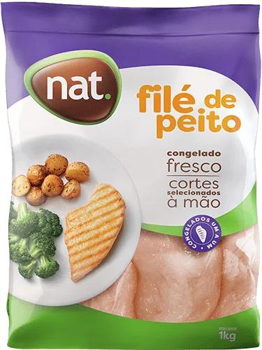 FILE DE PEITO FRANGO NAT  BDJ 1KG