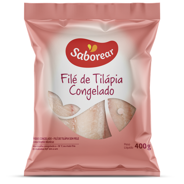 PEIXE FILE DE TILAPIA SABOREAR SC 400G