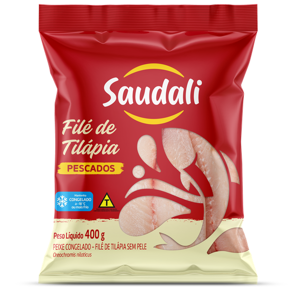 PEIXE FILE DE TILAPIA SAUDALI SC 400G