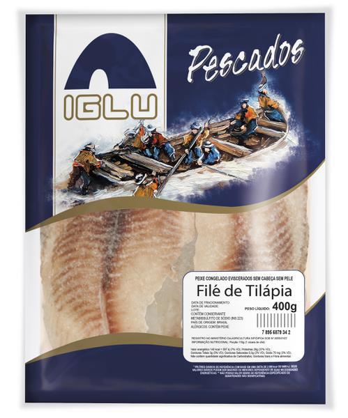 PEIXE FILE DE TILAPIA IGLU PESCADOS 400G