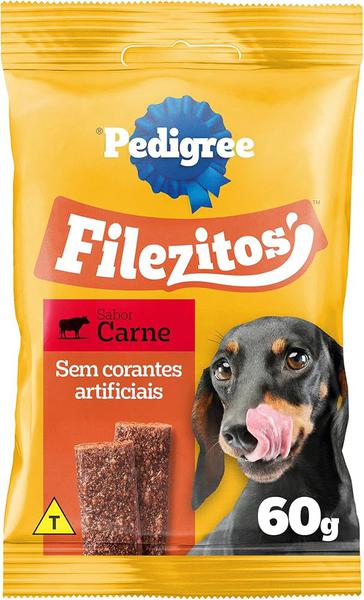Racao 60g P/Caes Filezinho Carne Pedigre