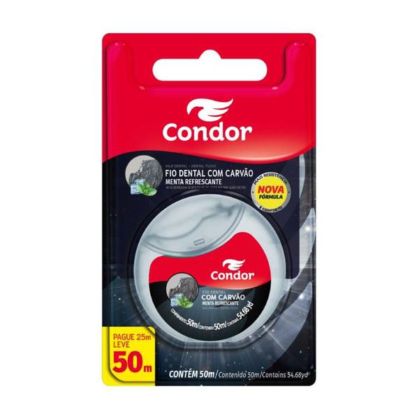 FIO DENT CONDOR MENTA CARVAO L50MP25M