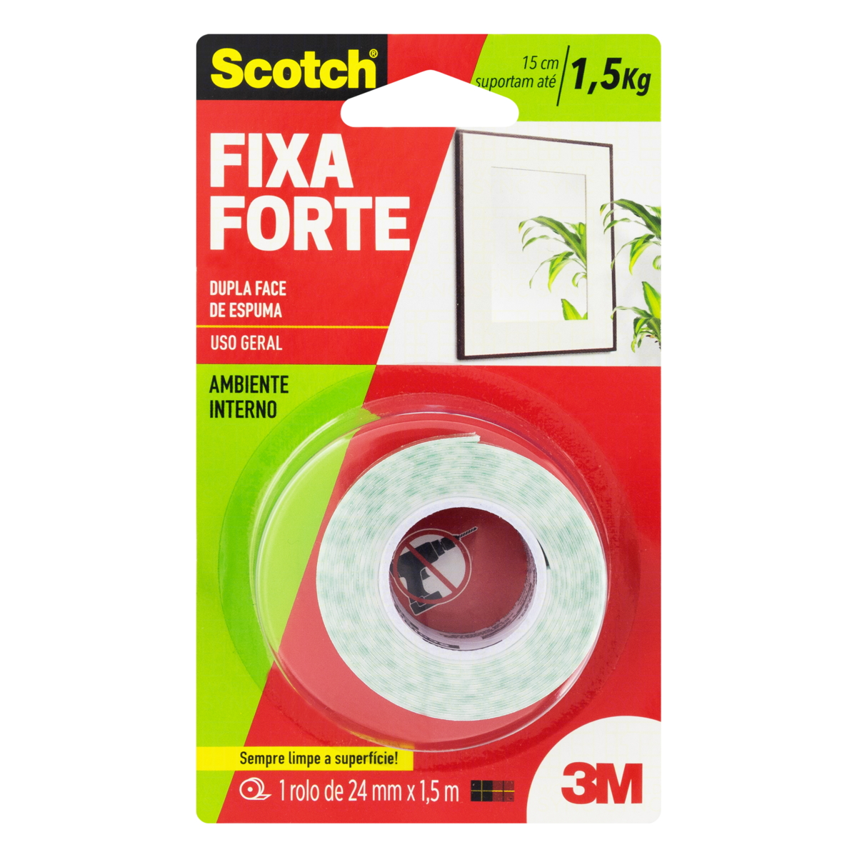 FITA SCOTCH 1KG D.FACE AMB.INTERNO