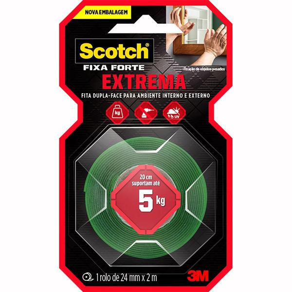 FITA SCOTCH FIXA FORTE EXTREME 12MMX1.4M