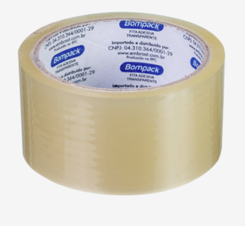 FITA TRANSPARENTE BOMPACK 48MMX45MT UN