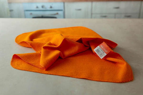 FLANELA PURA CASA 30X50 LARANJA