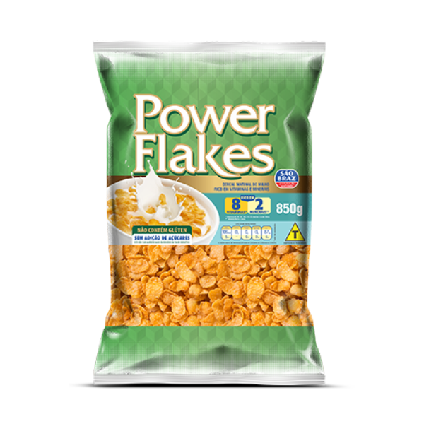Cereal De Milho Sem Acucar Sweet Flakes 850g