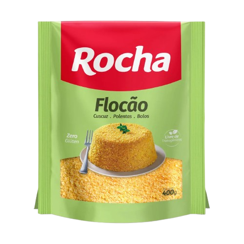 FARINHA MILHO ROCHA FLOCAO 400G