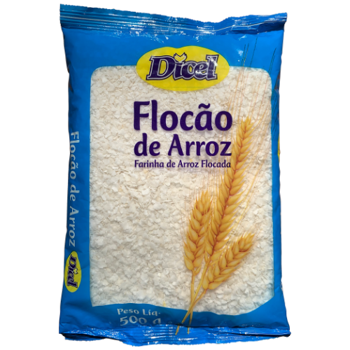 Flocão De Arroz Dicel 500gr