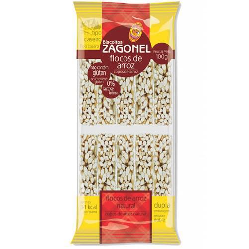 FLOCO ARROZ ZAGONEL 100G NATURAL