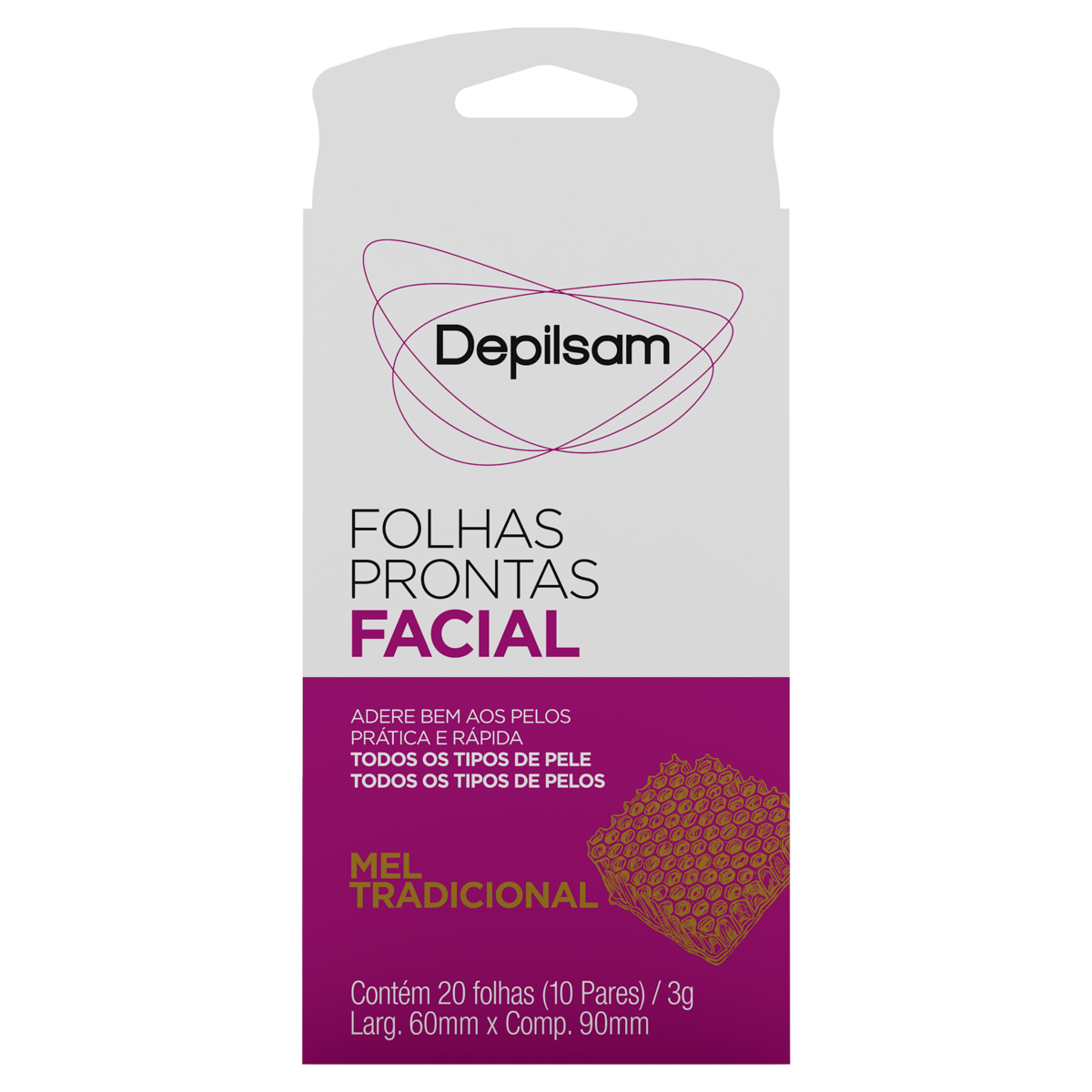 FOLHA DEPILATORIA DEPILSAM ROSTO 3G