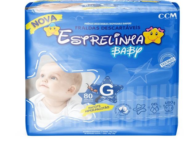 FRALDA ESTRELINHA HIPER G