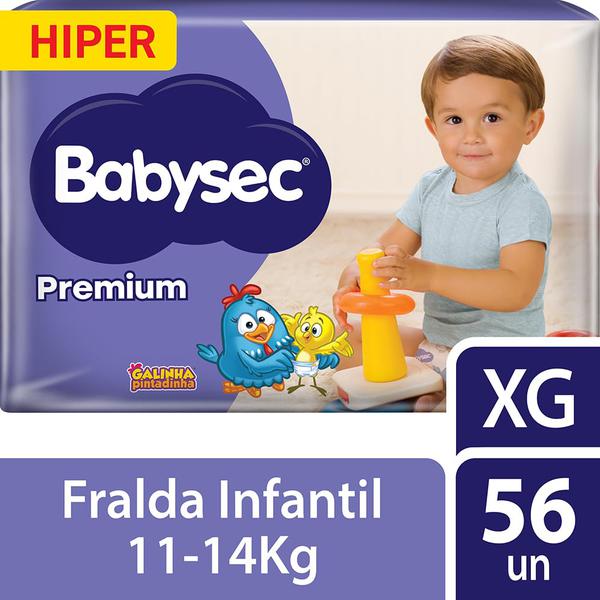 FRALDA BABYSEC PREMIUM HIPER  XG