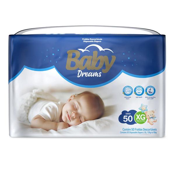 Fralda Baby Dreams Hiper XG 50un