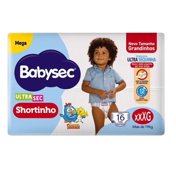 FRALDA BABYSEC ULTRA JUMBO XXXG 16UN MEGA