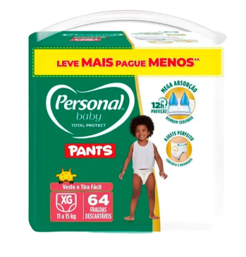 FRALDA PERSONAL TOTAL PROTECT GIGA XG C/