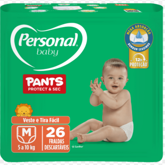 FRD PERSONAL BABY PROT&SEC PANTS M 26UND