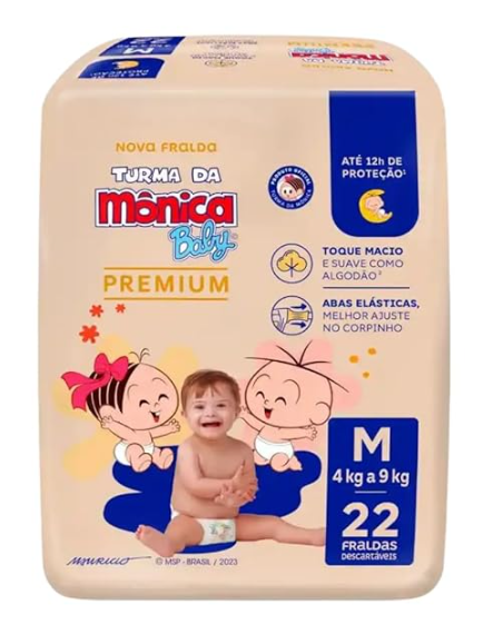 TU.MONICA.PREMIUM.FRALDA.JUMBO MD PCT 22 UND