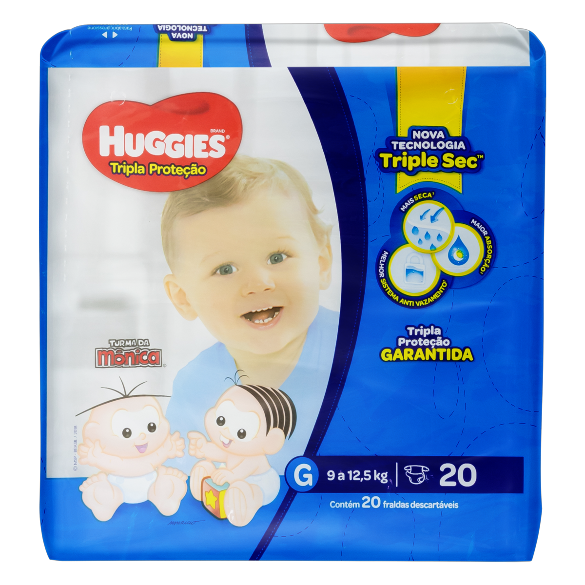 FRALDA DESC. HUGGIES T M JUMBINHO G C/20