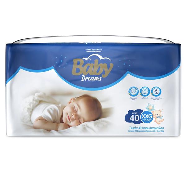 Fralda Baby Dreams Hiper XXG 40un