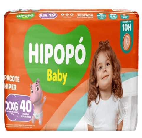 FRALDA HIPOPO BABY HIPER XXG 40