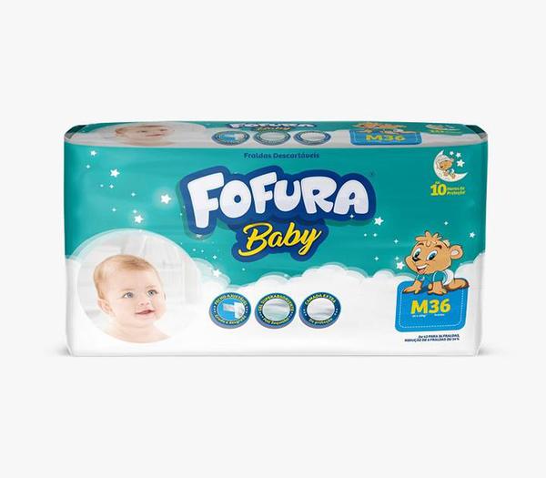 FRALDA DESCARTAVEL FOFURA BABY MEGA M 34