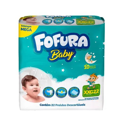 FRALDA FOFURA BABY MEGA XXG/ 22UN