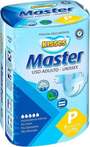 FRALDA GERIAT KISSES MASTER REG P 8UN