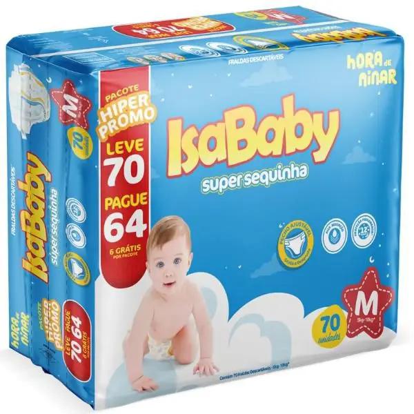 FRALDA ISABABY 80UN SUPER SEQUINHA HIPER P