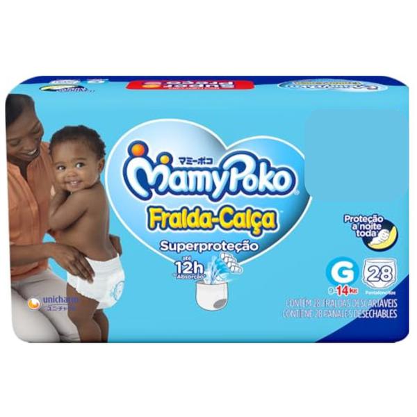FRALDA MAMYPOKO CALCA SUPER JUMBO G 28UN