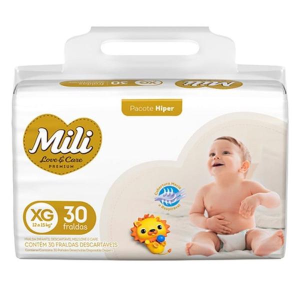 FRALDAS MILI LOVE CARE HIPER XG30
