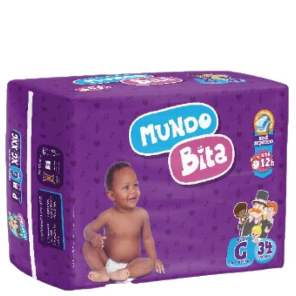 FRALDA MUNDO BITA MEGA G C/34