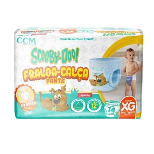 FRALDA SCOOBY DOO BABY JUMBINHO XG 14UN