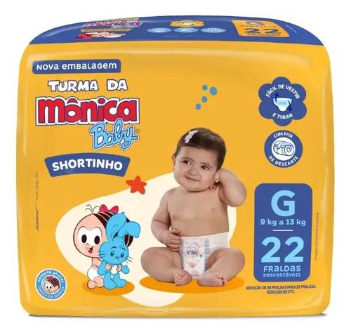 FRALDA TURMA DA MONICA ROU MEGA G C/22