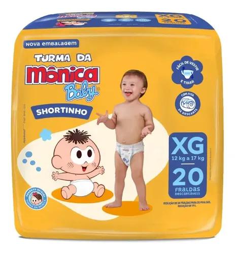 FRALDA TURMA DA MONICA 20UN XG SHORTINHO