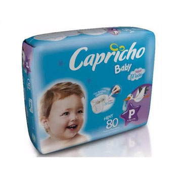 FRALDA DESCARTAVEL CAPRICHO HIPER P 80UN