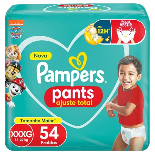 FRALDA DESC PAMPERS PANTS GIGA XXXG 54UN