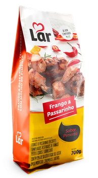 FRANGO A PASSARINHO TEMPERADO LAR 700G
