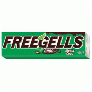 BALA FREEGELLS MENTA C/CHOCOLATE 27,6G