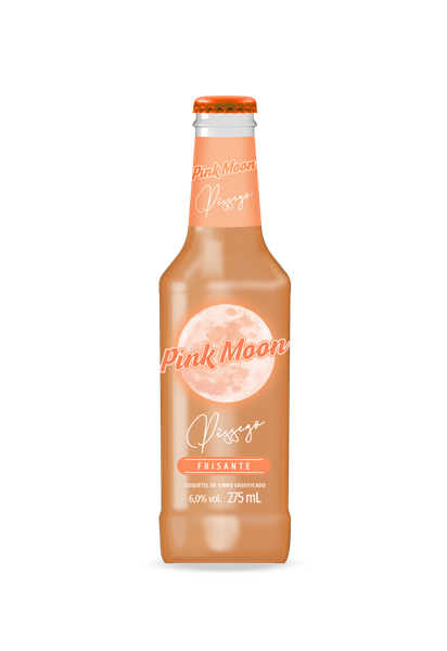 Frisante Pink Moon Garrafa 275ml Pêssego