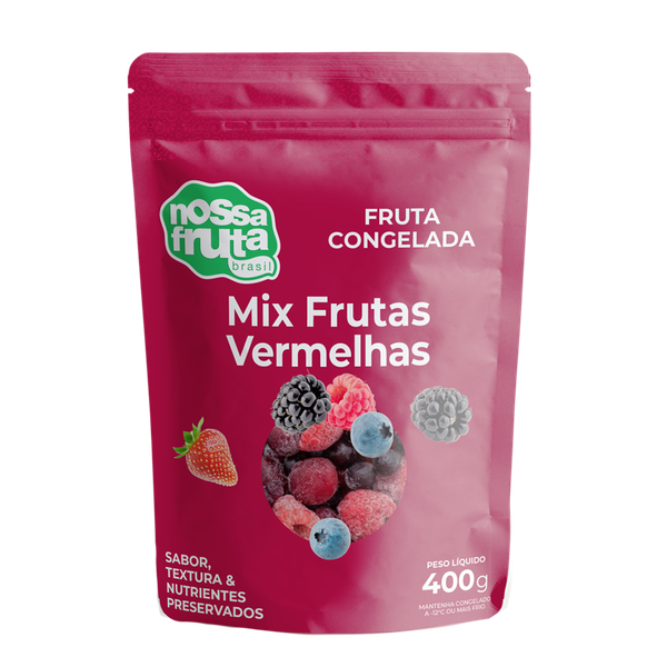 MIX FRUTAS VERMELHAS NOSSA FRUTA CONG 400G