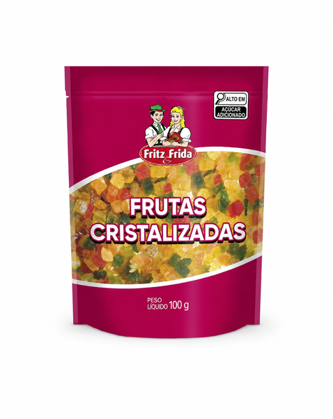 FRUTAS CRISTALIZADAS FRITZ E FRIDA 100G