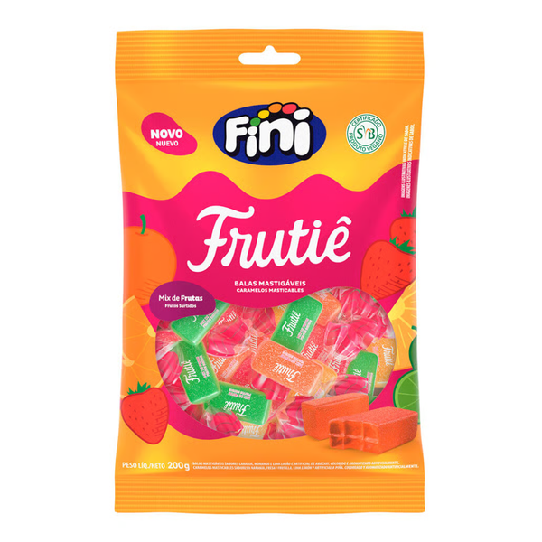 BALA FRUTIE MIX DE FRUTAS VEGANA  200G FINI