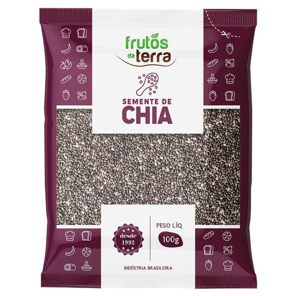 SEMENTE DE CHIA FRUTOS DA TERRA 100G