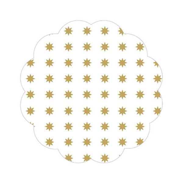 FUNDO ASTERISCO OURO N7 C/100UN CURIFEST
