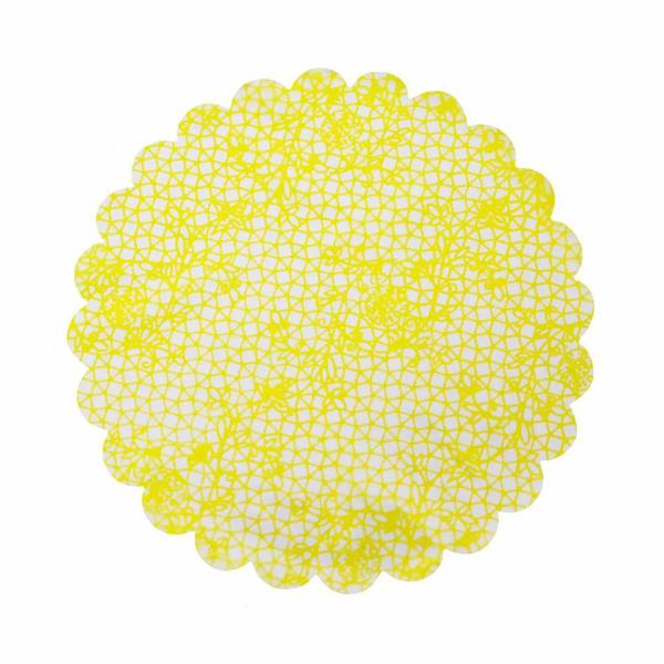 FUNDO BRINK FEST RENDA 7CM 100UN AMARELO