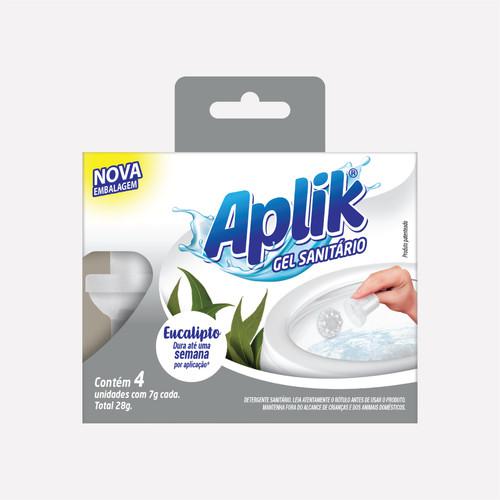 GEL SANITARIO APLIK 4X7G EUCALIPTO
